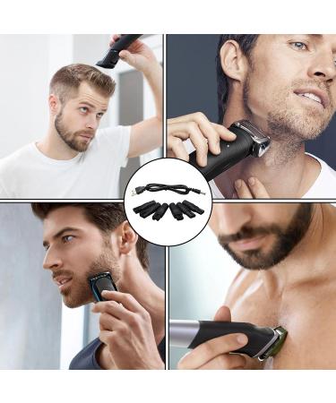 7PCS Black Electric Shaver Charger Kit - Versatile Charging Solution for Men's Shavers - Bathroom and Toilet Charging Cable Set - Buy Online on GoSupps.com