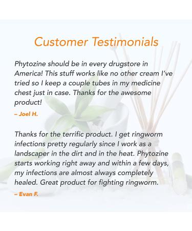 PHYTOZINE Ringworm Cream - Powerful Tolnaftate Treatment for Stubborn Infections - Buy Online on GoSupps.com