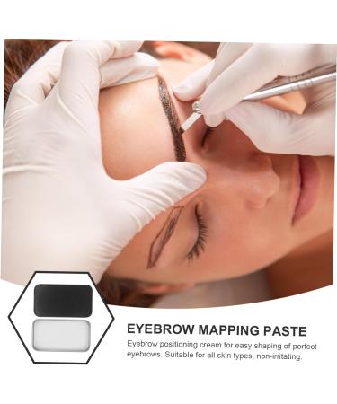  Ipetboom Ipetboom Positioning Cream for Eyebrow Dye Eyebrow Drawing Paste Brow Mapping Paste for Women Eyebrow Makeup Drawing Paste Women Eyebrow Mapping Paste Aluminum Box Black - Buy Online on GoSupps.com