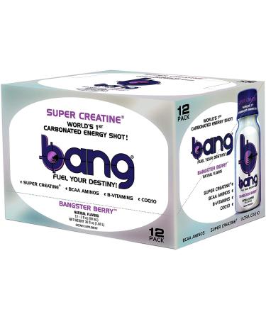 VPX Bang Shot - Bangster Berry Carbonated Energy Shot 12-Pack (3fl oz) - Buy Online on GoSupps.com