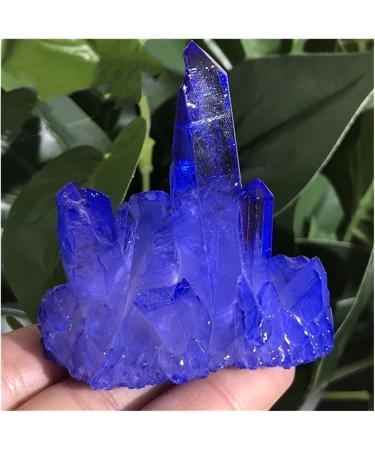 Natural Rock Crystal Clusters Colorful Angel Aura Electroplated Quartz Minerals Specimen Ornament Home Decorative Stone Flowers Quartz Stones Reiki Crystal Stone (Size : B/1kg) - Buy Online on GoSupps.com