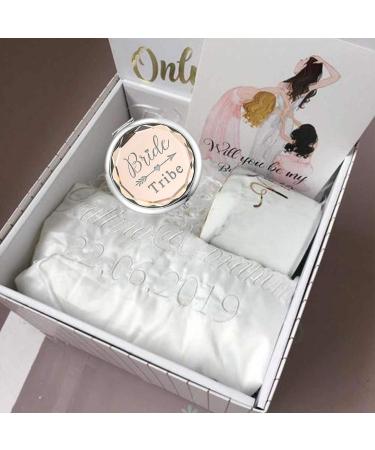 SFHMTL Pack of 9 Compact Pocket Makeup Mirrors Set Include 1 Bride to Be Mirror and 8 Bride Tribe Mirrors Bachelorette Party Bridesmaid Proposal Gifts (Champagne) - Buy Online on GoSupps.com