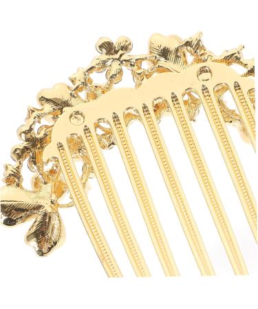 minkissy Hair Jewelry Wedding Accessories for Brides Rhinestone Hair Comb Hair Side Combs Decorative Hair Combs for Women Accessories Comb Headband Ponytail Miss Rhinestones Petal - Buy Online on GoSupps.com
