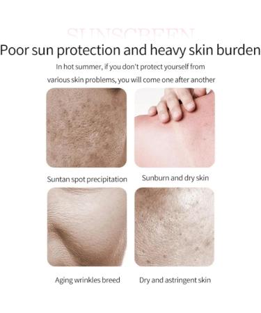 Sun Cream SPF 50+ - Sun Cream for Face & Body 60ml - Factor 50 Face Moisturiser for Outdoor & Beach - Strong UV Protection Sunscreen - Sunblock Lotion Waterproof Protects Skin Suncream Factor 50 - Buy Online on GoSupps.com