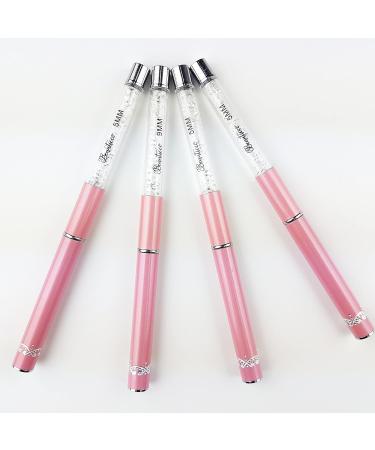 striping nail art brushes Nail Art Brushes 2 pcs Detail Nail Brushes Nail Art Liner Brushes Nail Art Design Painting Brush for DIY & Professional Use Detailer Brush Dotting Tool Clear Liner Brush - Buy Online on GoSupps.com