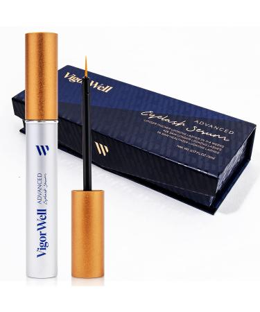 VigorWell Eyelash Growth Serum - Longer Thicker Lashes & Brows, Irritation-Free Formula (5mL) - Buy Online on GoSupps.com