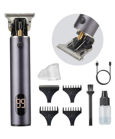 Professional Mens Hair Clippers Zero Gapped Cordless Hair Trimmer Professional Haircut & Grooming Kit for Men Rechargeable LED Display Hair Beard Trimmer for me Clippers for Men