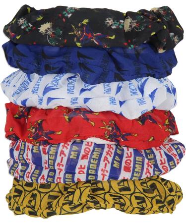 My Hero Academia 6 Piece Scrunchie Set - Hair Ties and Accessories - Buy Online on GoSupps.com