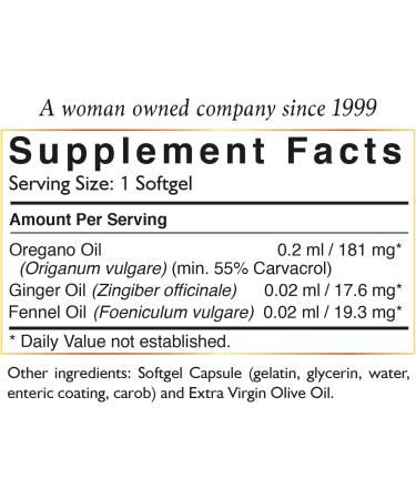 Coco March Oregano Oil | 55% Greek Carvacrol | Immune System Support | 90 Capsules - Buy Online on GoSupps.com