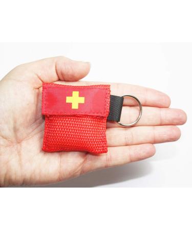 Worldconnection 10x Ventilation Mask Set | Red CPR Masks for Optimal Airflow | International Shipping Available - Buy Online on GoSupps.com