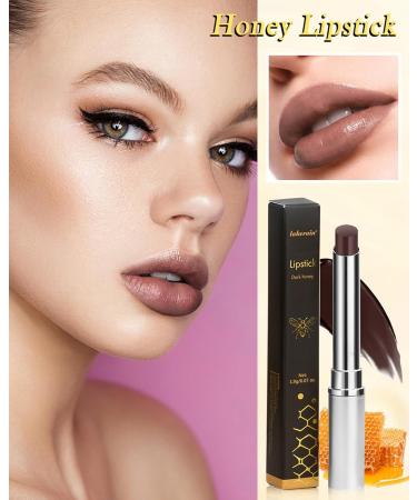 LYSdefeu Lip Balm Lined Lip Balm 1 Pack Moisturizing Honey Lipstick Natural Tinted Lip Balm Long Lasting Moisturizing Lip Care for Repairing Dry Lips 1 Pack - Buy Online on GoSupps.com