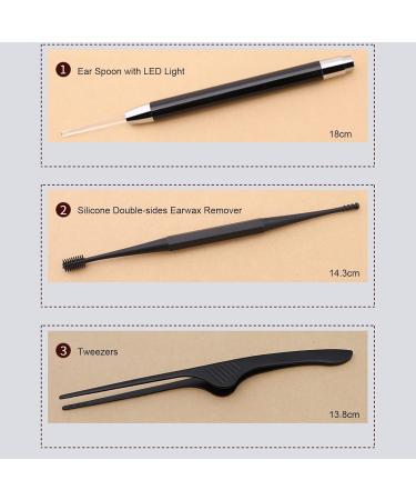 ZYZMH 20pcs Earwax Removal Kit Ear Pick Earwax Remover Spoon Earpick Ear Picker with LED Light 1 D - Buy Online on GoSupps.com