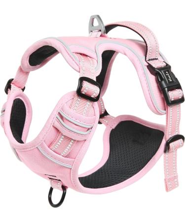 Heele Dog Crockery & No-Pull Harness - Soft Breathable Reflective & Padded for Medium Dogs - XL Uni-Pink - Buy Online on GoSupps.com