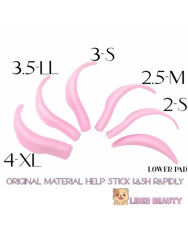 Lash Lift Pad Mega L Curl | 6 Size Eyelash Perming Rod | Soft Lamination Curler Shield for Super Curl | 100 Applications Perm | Fits All Eyes and Lashes - Buy Online on GoSupps.com