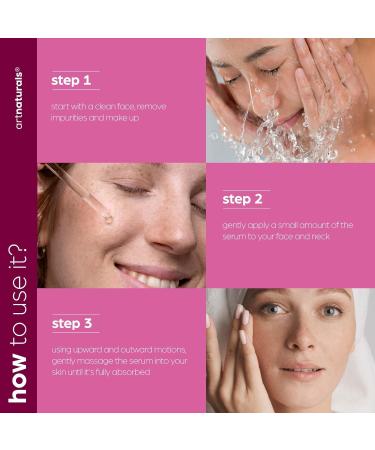 artnaturals Collagen Booster Serum - Anti-Aging Face Serum with Hyaluronic Acid & Vitamin E - Reduce Wrinkles Heal Skin Improve Tone & Texture - 4 oz - Buy Online on GoSupps.com