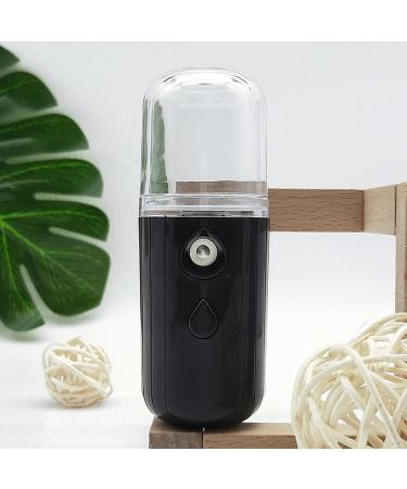 Face Mister | 30ml Visual Water Tank Facial Sprayer | Moisturizing Atomization Nano Mister | Handy Portable Mist Sprayer | Rechargeable | Cool Mist Facial | Steamer for Skin Care Black - Buy Online on GoSupps.com
