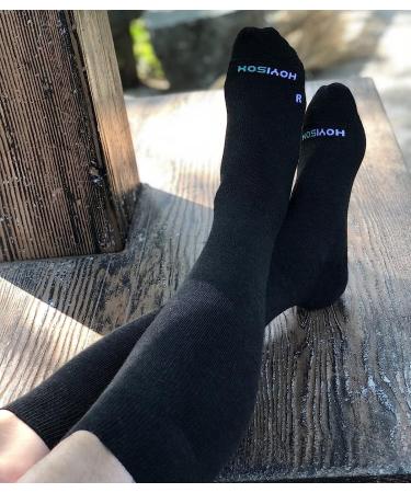 HOYISOX Big and Tall Compression Socks 20-30 mmHg - Black 3X-Large - Buy Online on GoSupps.com