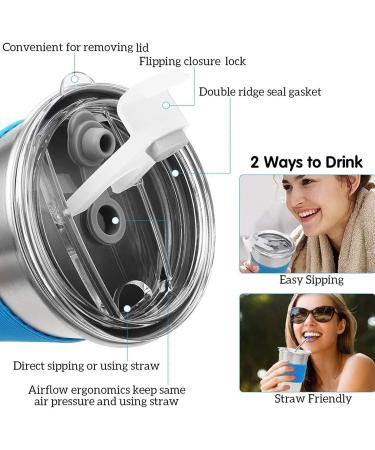 6 Pack Kids Stainless Steel Tumblers with Lids & Straws - 12oz Spill Proof Cups | BPA-Free, Unbreakable & Reusable | for Toddlers, Children, Adults - Ideal for Outdoor Use - Buy Online on GoSupps.com