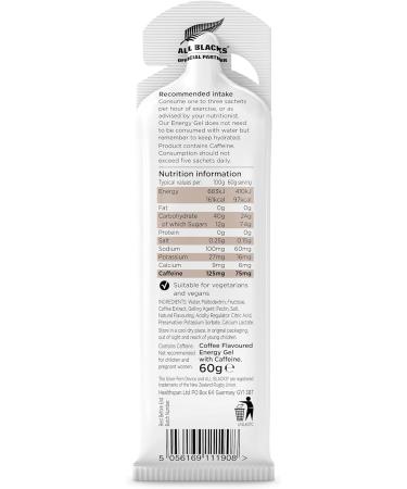 British Cycling Energy Gels | 24g Dual Source Fast Acting Carbs | 3 Electrolytes- Sodium Potassium & Calcium | Vegan (Espresso with Caffeine) - Buy Online on GoSupps.com