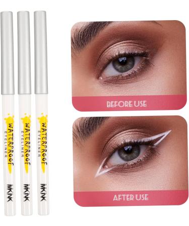 Didiseaon 5pcs White Lying Silkworm Pen Highlighters Xmas Tree Concrete Makeup Pencil Liquid Eyeliner Eyes - Buy Online on GoSupps.com