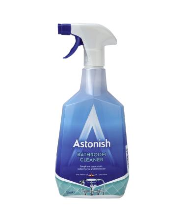 Astonish Bathroom Cleaner Spray 750ml Removes Limescal Soap Scum & Tough Stains