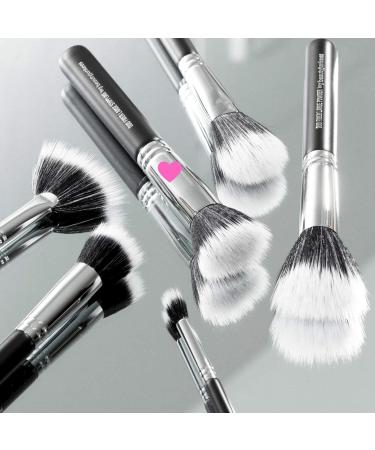 Large Stippling Foundation Makeup Brush - Beauty Junkees Flat Top Duo Fiber Synthetic Stipple Brush for Sheer Flawless Blending of Liquid, Cream, and Powder Cosmetics - Vegan & Cruelty Free - Buy Online on GoSupps.com