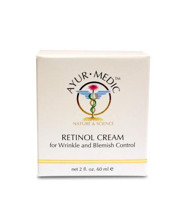 Ayur-Medic Retinol Cream - Wrinkle and Blemish Control - Buy Online on GoSupps.com