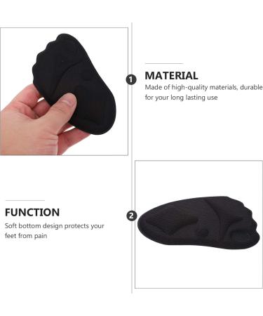3 Pairs Half Size Forefoot Cushion Inserts - Gel Shoe Pads for Men High Heel & Nonslip Foot Support - Buy Online on GoSupps.com