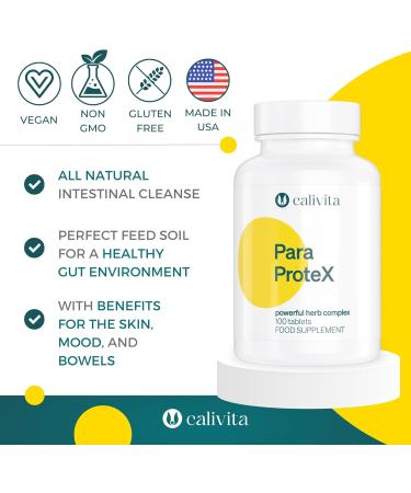 ParaProteX Detox Cleanse - Worming Tablets for Humans - Colon Cleanse - 100 Tablets - Buy Online on GoSupps.com
