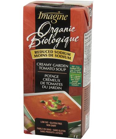 Imagine Reduced Sodium Organic Creamy Garden Tomato Soup 1L (Pack of 12) Black 1 l (Pack of 12) - Buy Online on GoSupps.com