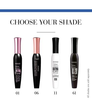 Bourjois Volume Glamour Mascara 06 Noir Ebene 0.4oz | Long-Lasting, Volumizing Mascara for Women - Buy Online on GoSupps.com