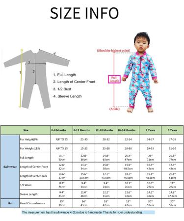 weVSwe Baby Girl UV Protection Rash Guard Swimsuit with Sun Hat | 12-18 Months Heart Design - Buy Online on GoSupps.com