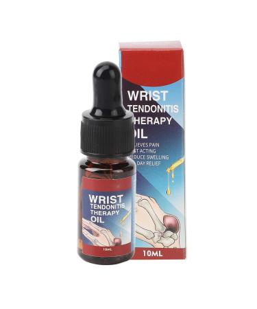4 Bottles wrist tendonitis oil 10ml with a warm effect fast relief safe massage oil for wrist tendinitis with peppermint arnica eucalyptus ginger and turmeric