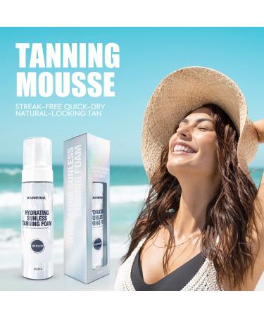 VANERIA Self Tanner Drops Bundle with Self Tan Mousse - Quick Tan 2PCS Set - Buy Online on GoSupps.com