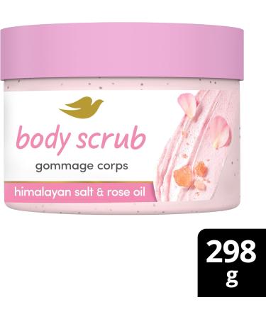 Dove Body Scrub For Silky Smooth Skin Himalayan Salt & Rose Oil Exfoliating Body Scrub that Restores Skin's Natural Nutrients 298 g Rose 298 g (Pack of 1) - Buy Online on GoSupps.com