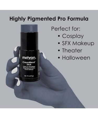 Mehron Camblend Stick - Monster Gray | Face & Body Painting Cream | 21g Primer Makeup for Seamless Application - Buy Online on GoSupps.com