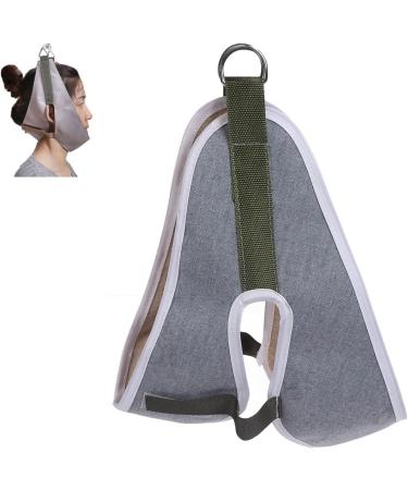 Demeras Adjustable Neck Traction Belt - Skin-Friendly Washable Gray Canvas Girdle for Cervical Traction Chair | International Shipping Available - Buy Online on GoSupps.com