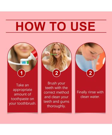 Tooth whitening toothpaste tooth cleaning tooth cleaning 120 g freshens mouth odor wellness toothpaste for healthy gums - Buy Online on GoSupps.com