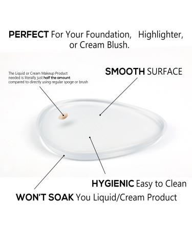 Silicone Makeup Sponge Clear Applicator & Blender 3 Pcs - Buy Online on GoSupps.com