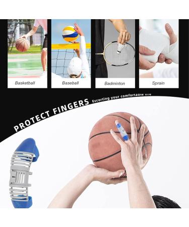 Dioche Finger Splint Brace - Inflatable Stabilizer & Support Sleeve for Basketball - Adjustable Hollow Out Type (Large - Buy Online on GoSupps.com