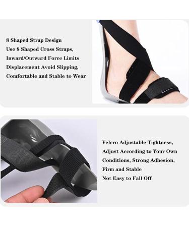 Buy SFKLYU Foot Drop Brace Splint - Ankle Support for Flat Feet Stroke Recovery & Postoperative Care | Removable Bandage | Left & Right Fit - Buy Online on GoSupps.com