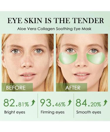 60 Pi ces Patch Yeux Anti Cernes Masque pour les Yeux Aloe Vera Yeux claircir Les Cernes Nourrit et lisse le contour des yeux R duit les Cernes Sous les Yeux - Buy Online on GoSupps.com