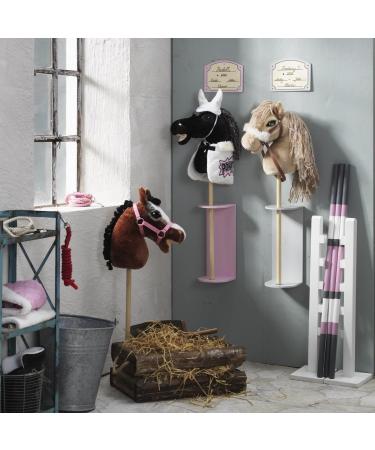 Panduro Hobby Horse Accesory | Heart decorated Martingale with Neck Strap | Accessories for Stick Horses | Black - Buy Online on GoSupps.com