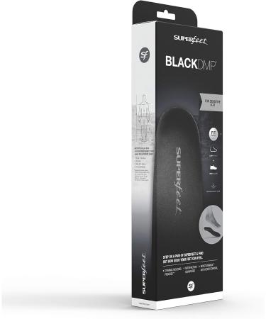 Superfeet BLACK DMP Memory Foam Orthotic Insoles for Sensitive Feet - Small/C - Buy Online on GoSupps.com
