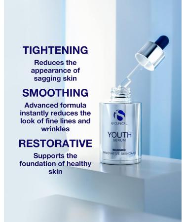 iS CLINICAL Youth Serum - Anti-Aging Collagen Serum for Face: Hydrating & Brightening - Buy Online on GoSupps.com