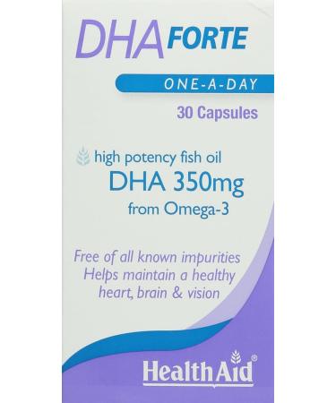 HealthAid DHA Forte 30 Capsules - Essential Omega-3 Fatty Acid Supplement - Buy Online on GoSupps.com