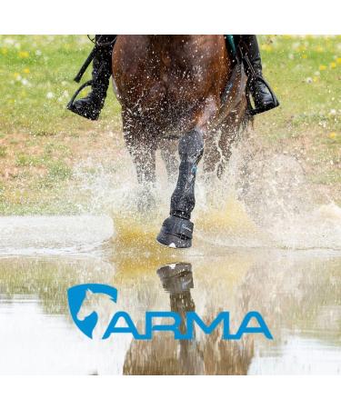 Shires ARMA Touch Close Bell Boots - Green Blue XFULL | Durable & Stylish Equestrian Gear | International Shipping Available - Buy Online on GoSupps.com