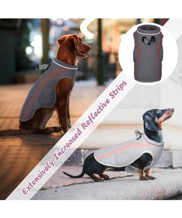 Kuoser Reflective Adjustable Dog Cooling Vest - Summer Sun Protection for Outdoor Activities - Gray & Pink - Buy Online on GoSupps.com
