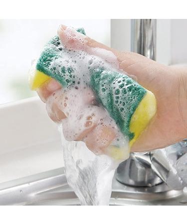 Sponge wipe high-density dipping 20 pieces of kitchen dishwashing sponge housework cleaning sponge block dish cloth rag - Buy Online on GoSupps.com