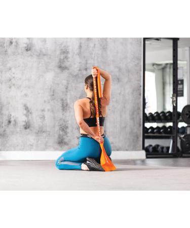 Everlast FIT Light Exercise Stretch Band for Stretching Flexibility Pilates Yoga Ballet Gymnastics and Rehabilitation Green - Light - 8lb - Buy Online on GoSupps.com
